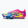 Buty piłkarskie męskie PUMA Ultra Ultimate Energy FG/AG luminous pink/ultra blue/yellow alert 11