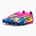 Buty piłkarskie męskie PUMA Ultra Ultimate Energy FG/AG luminous pink/ultra blue/yellow alert 13