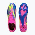 Buty piłkarskie męskie PUMA Ultra Ultimate Energy FG/AG luminous pink/ultra blue/yellow alert 15