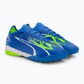 Buty piłkarskie męskie PUMA Ultra Match TT ultra blue/puma white/pro green 4