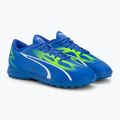 Buty piłkarskie dziecięce PUMA Ultra Play TT ultra blue/puma white/pro green 4