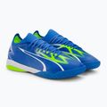 Buty piłkarskie męskie PUMA Ultra Match IT ultra blue/puma white/pro green 4