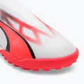 Buty piłkarskie dziecięce PUMA Ultra Match Ll TT + Mid puma white/puma black/fire orchid 7