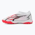 Buty piłkarskie dziecięce PUMA Ultra Match Ll TT + Mid puma white/puma black/fire orchid 10