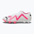 Buty piłkarskie męskie PUMA Future Ultimate Low FG/AG puma white/puma black/fire orchid 11