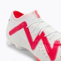 Buty piłkarskie męskie PUMA Future Ultimate Low FG/AG puma white/puma black/fire orchid 8