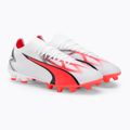 Buty piłkarskie męskie PUMA Ultra Match FG/AG puma white/puma black/fire orchid 4