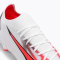 Buty piłkarskie męskie PUMA Ultra Match FG/AG puma white/puma black/fire orchid 8