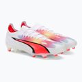 Buty piłkarskie męskie PUMA Ultra Ultimate FG/AG puma white/puma black/fire orchid 4