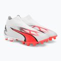Buty piłkarskie męskie PUMA Ultra Match+ LL FG/AG puma white/puma black/fire orchid 6