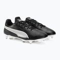 Buty piłkarskie męskie PUMA King Match MXSG puma black/puma white 4