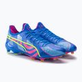 Buty piłkarskie męskie PUMA King Ultimate Energy FG/AG ultra blue/luminous pink/luminous blue 4