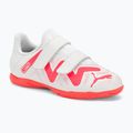 Buty piłkarskie dziecięce PUMA Future Play IT V puma white/fire orchid
