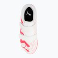 Buty piłkarskie dziecięce PUMA Future Play IT V puma white/fire orchid 6