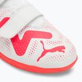 Buty piłkarskie dziecięce PUMA Future Play IT V puma white/fire orchid 7