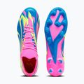 Buty piłkarskie męskie PUMA Ultra Match Energy FG/AG luminous pink/yellow alert/ultra blue 14