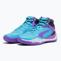 Buty do koszykówki męskie PUMA Playmaker Pro Mid purple glimmer/bright aqua/strong gray/white 8