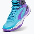 Buty do koszykówki męskie PUMA Playmaker Pro Mid purple glimmer/bright aqua/strong gray/white 10