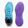 Buty do koszykówki męskie PUMA Playmaker Pro Mid purple glimmer/bright aqua/strong gray/white 12