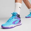 Buty do koszykówki męskie PUMA Playmaker Pro Mid purple glimmer/bright aqua/strong gray/white 13