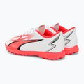 Buty piłkarskie dziecięce PUMA Ultra Play TT puma white/puma black/fire orchid 3