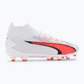 Buty piłkarskie dziecięce PUMA Ultra Pro FG/AG puma white/puma black/fire orchid 2