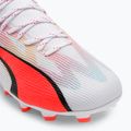 Buty piłkarskie dziecięce PUMA Ultra Pro FG/AG puma white/puma black/fire orchid 7