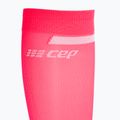 Skarpety kompresyjne do biegania męskie CEP Tall 4.0 pink/black 3