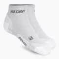 Skarpety kompresyjne męskie CEP Ultralight Low Cut carbon white