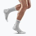 Skarpety kompresyjne męskie CEP Ultralight Short carbon white 2