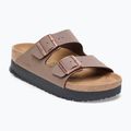 Klapki BIRKENSTOCK Arizona Flex Platform Birko-Flor mocca