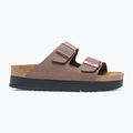 Klapki BIRKENSTOCK Arizona Flex Platform Birko-Flor mocca 2