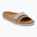 Klapki damskie BIRKENSTOCK Oita W LENB/LEVE Narrow taupe 9