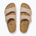 Klapki damskie BIRKENSTOCK Arizona Chunky Birko-Flor sandcastle 3