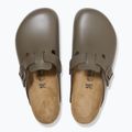 Klapki BIRKENSTOCK Boston NL Regular smooth leather concrete gray 3