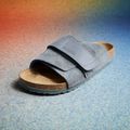 Klapki BIRKENSTOCK Kyoto LENB/LEVE Narrow basalt gray 5