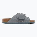 Klapki BIRKENSTOCK Kyoto LENB/LEVE Narrow basalt gray 2