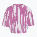 Koszulka damska adidas Thebe Magugu Allover Print Crop Tee semi pulse lilac/white 2