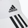 Czapka z daszkiem adidas Baseball 3-Stripes Cotton Twill white/ black 3