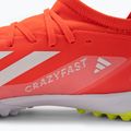 Buty piłkarskie męskie adidas X Crazyfast League TF solar red/cloud white/team solar yellow 8