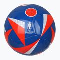 Piłka do piłki nożnej adidas Fussballliebe Club EURO 2024 glow blue/solar red/white rozmiar 4