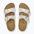 Klapki dziecięce BIRKENSTOCK Arizona Birko-Flor Narrow electric metallic pearl 4