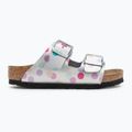 Klapki dziecięce BIRKENSTOCK Arizona BF Narrow electric metallic dots silver 2