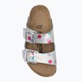 Klapki dziecięce BIRKENSTOCK Arizona BF Narrow electric metallic dots silver 5
