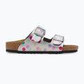 Klapki dziecięce BIRKENSTOCK Arizona BF Narrow electric metallic dots silver 2