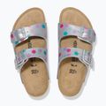 Klapki dziecięce BIRKENSTOCK Arizona BF Narrow electric metallic dots silver 3