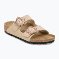 Klapki dziecięce BIRKENSTOCK Arizona Flowers Kids Birko-Flor sandcastle