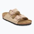 Klapki dziecięce BIRKENSTOCK Arizona Flowers Kids Birko-Flor sandcastle
