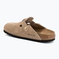 Klapki BIRKENSTOCK Boston Suede Leather sandcastle 3