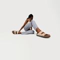 Klapki BIRKENSTOCK Arizona Flex Platform Birko-Flor sandcastle 6